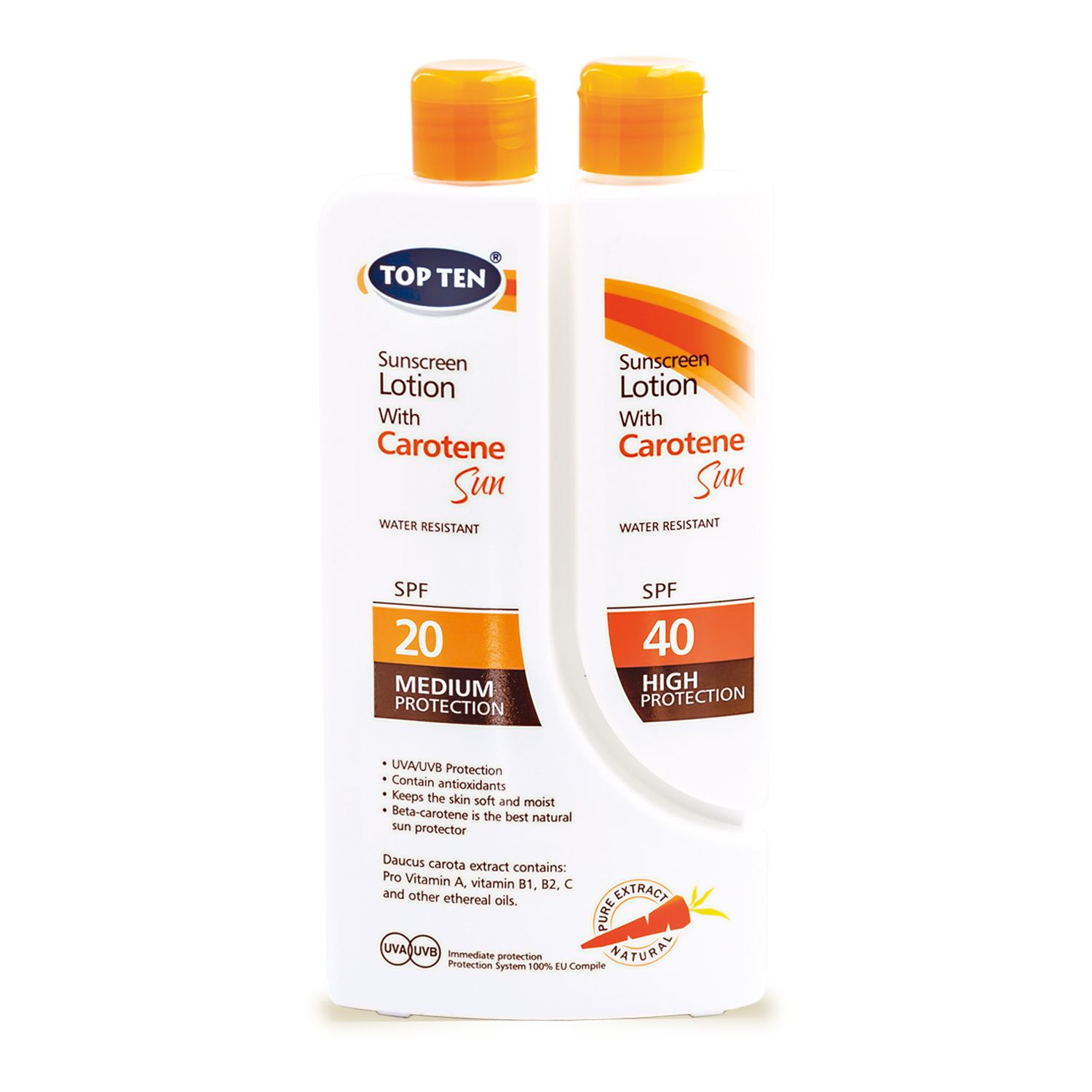 TOP TEN LOSION DUO PACK SPF20/40
