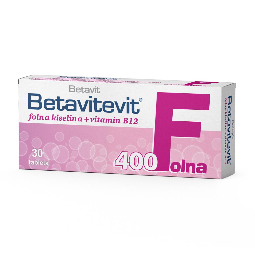 BETAVITEVIT FOLNA 400 SA VITAMINOM B12 A30 ESENSA