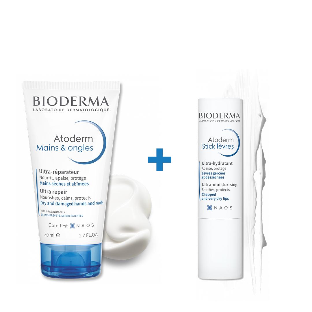 BIODERMA ATODERM KREMA ZA RUKE 50G + STIK 4G