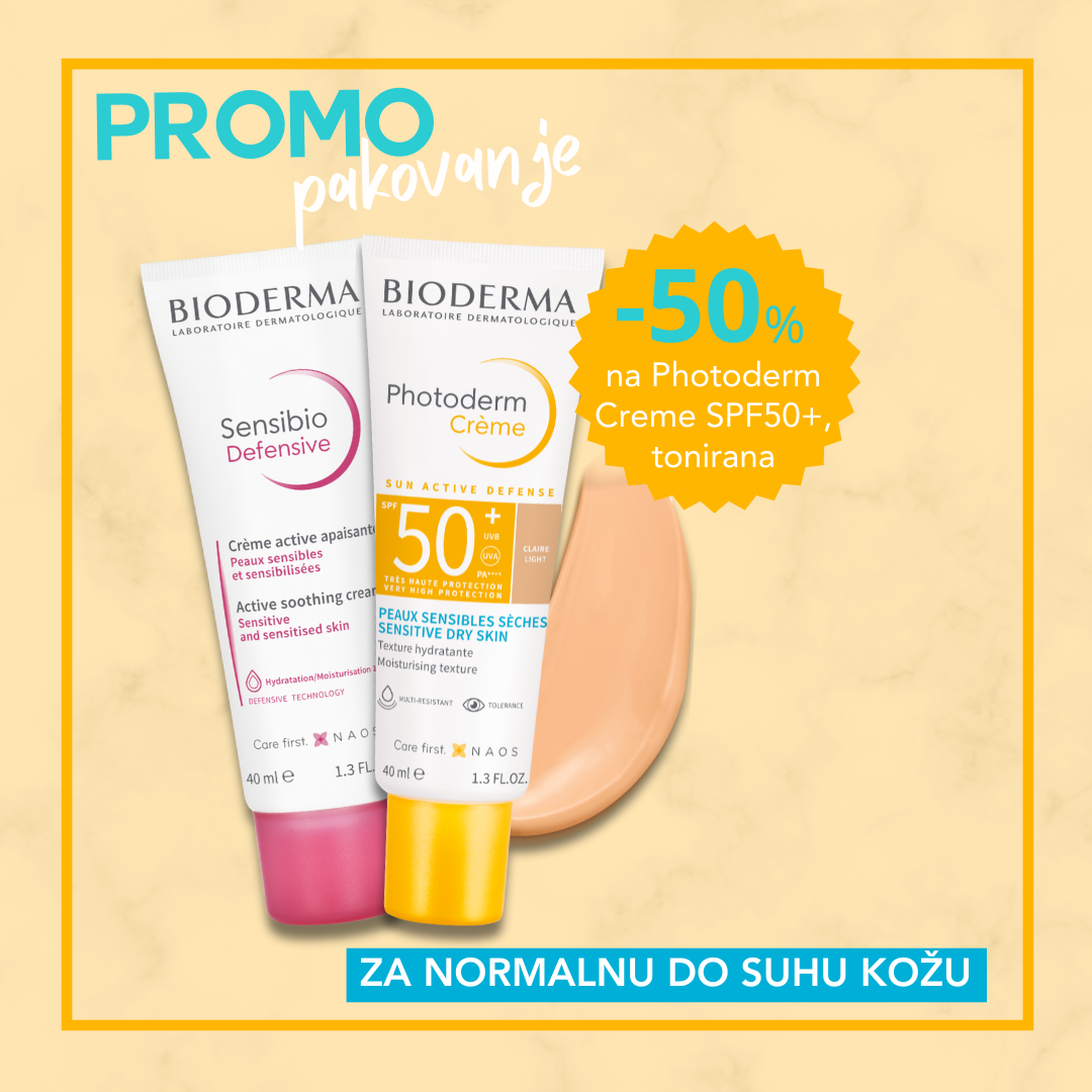 BIODERMA SENSIBIO DEFENSIVE KREMA + PHOTODERM SPF50
