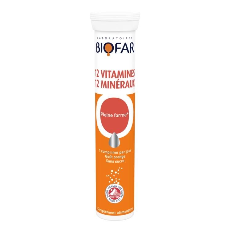 BIOFAR 12 VITAMINA, 12 MINERALA EFF A20