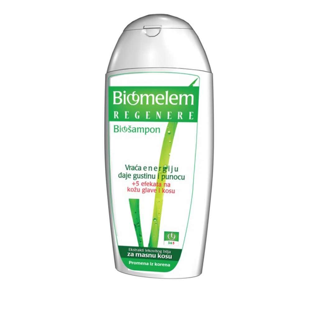 BIOMELEM ŠAMPON BILJNI EKSTRAKTI ZA MASNU KOSU 222ML