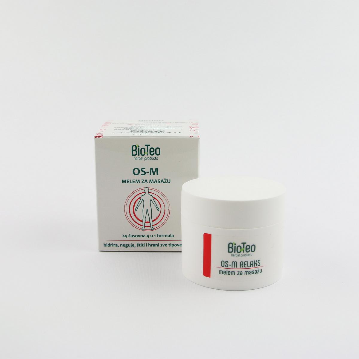 BIOTEO OS-M MELEM ZA MASAZU 50ML