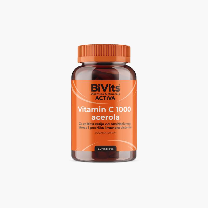 BIVITS VITAMIN C 1000 ACEROLA 60 TBL