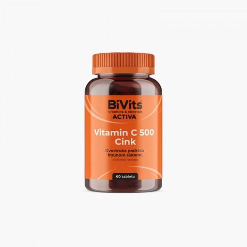BIVITS VITAMIN C 500 CINK A60TBL