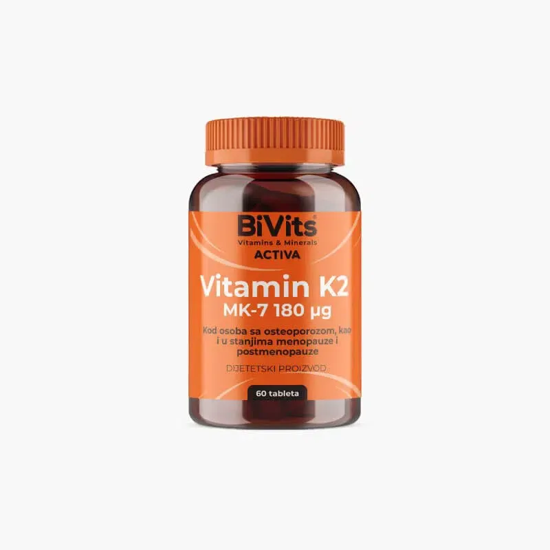 BIVITS VITAMIN K2 MK 7 180MCG A60 Pharmanova