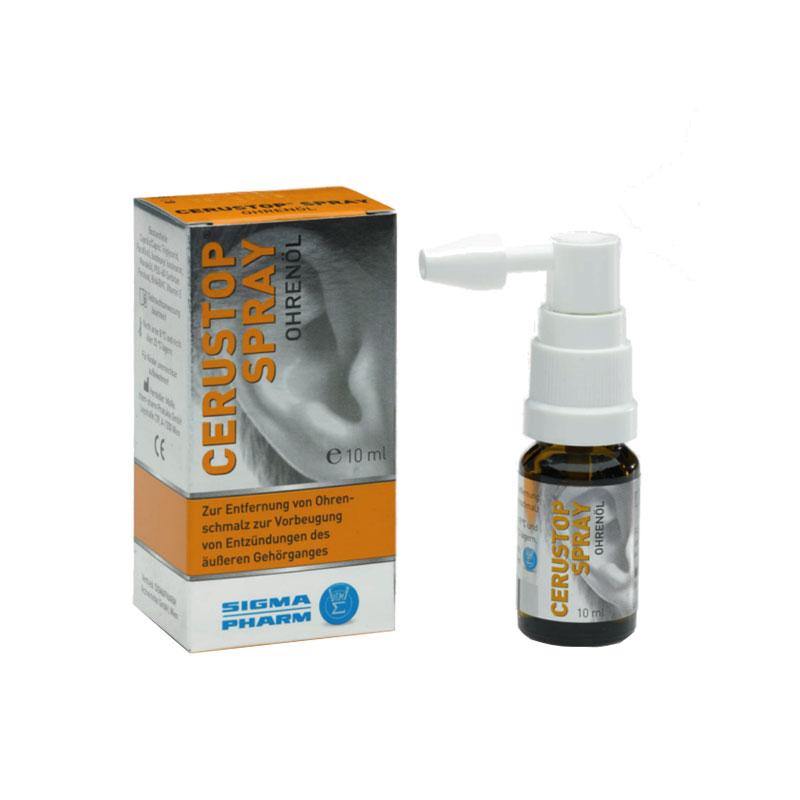CERUSTOP SPREJ - ULJE ZA UHO 10ML, ULJANI SPREJ ZA ČIŠĆENJE SA DUBINSKIM DJELOVANJEM
