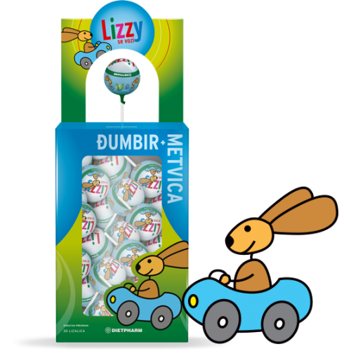 DIETPHARM LIZZY SE VOZI LIZALICA 1 KOMAD