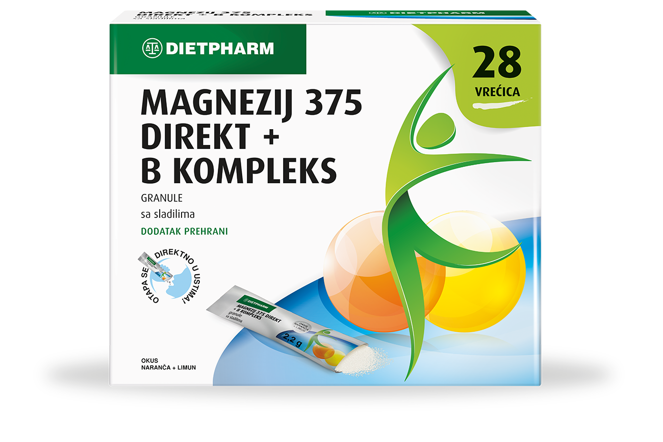 DIETPHARM MAGNEZIJ 375 DIREKTB KOMPLEKS A28 Pharmanova