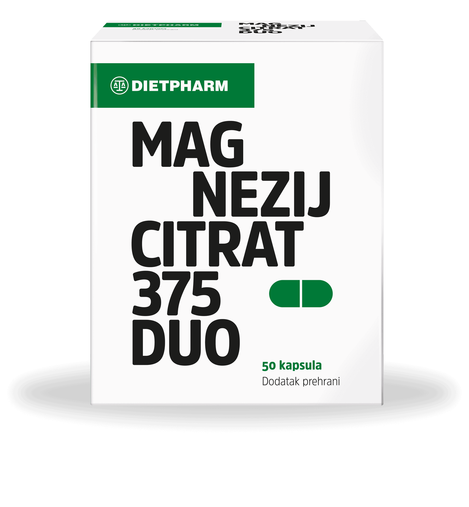 DIETPHARM MAGNEZIJ CITRAT 375 DUO CPS A50