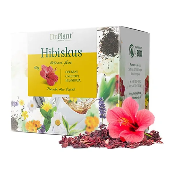 DR PLAN ČAJ HIBISKUS CVIJET 40GR
