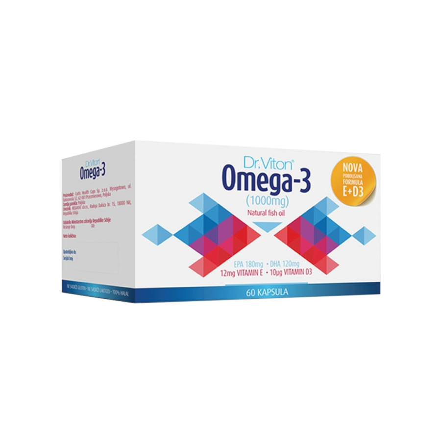 DR. VITON OMEGA3 + VITAMIN E + VITAMIN D3 KAPSULE A60