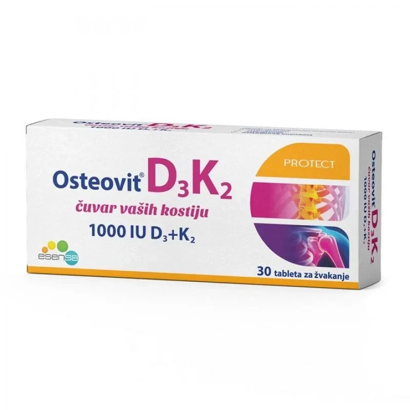 ESENSA OSTEOVIT D3K2 30 TBL ZA ŽVAKANJE