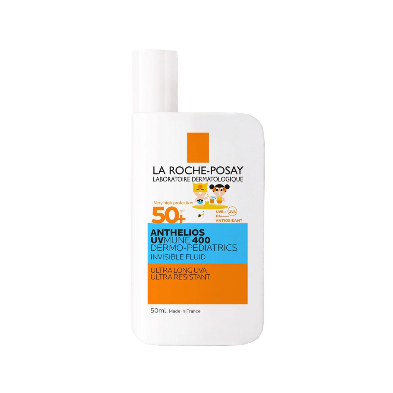 LA ROCHE-POSAY ANTHELIOS UVMUNE 400 DERMO PEDIATRICS NEVIDLJIVI FLUID ZA ZAŠTITU OD SUNCA ZA DJECU SPF50 50ML
