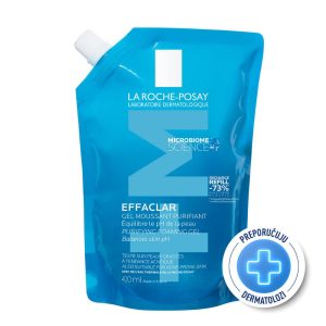 LA ROCHE POSAY EFFACLAR GEL ZA CISCENJE LICA 400ML REFILL Pharmanova