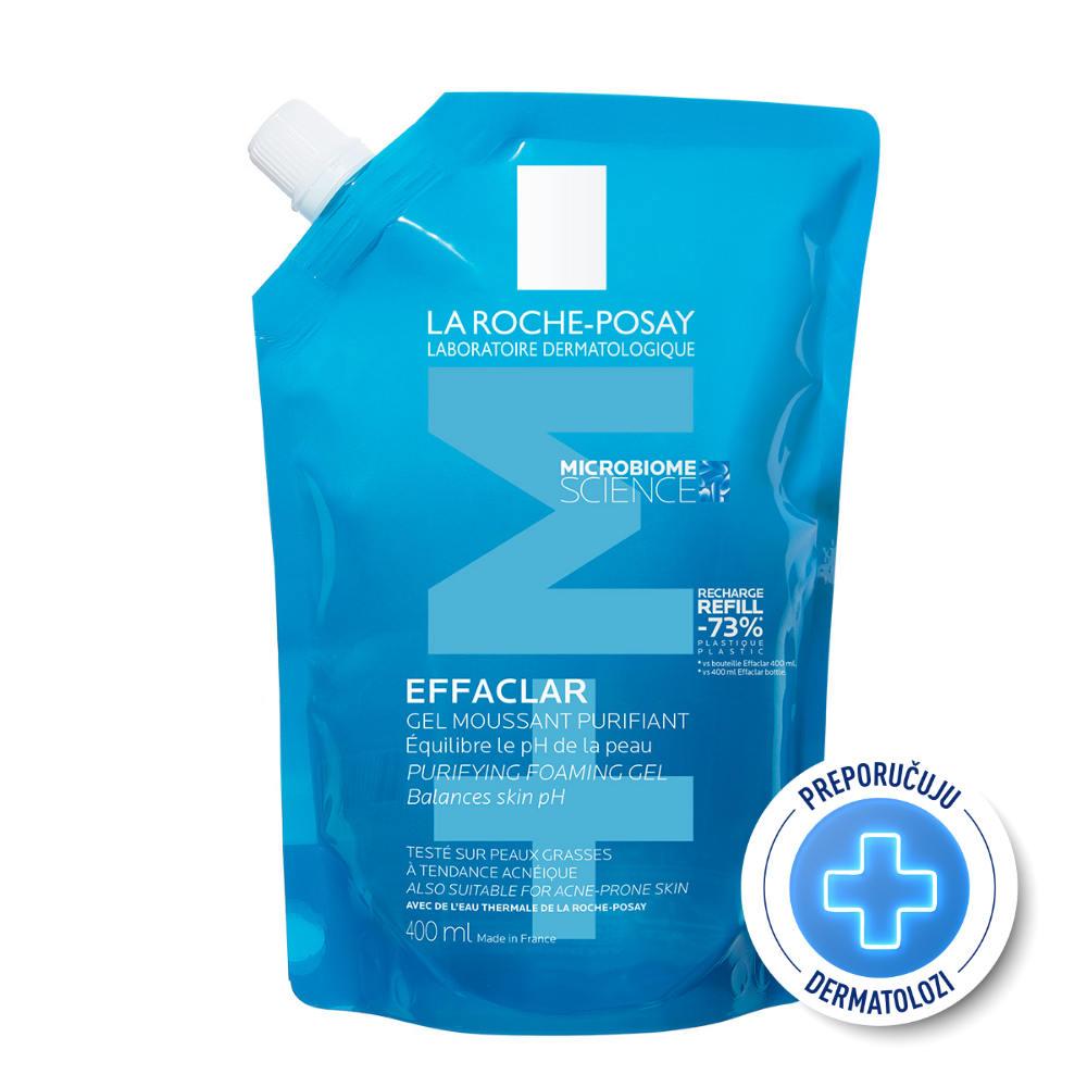 LA ROCHE POSAY EFFACLAR GEL ZA CISCENJE LICA 400ML REFILL Pharmanova