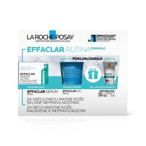 LA ROCHE POSAY EFFACLAR RUTINA SERUM 30ML GEL 50ML ANTHELIOS OIL CONTROL SPF50 3ML Pharmanova