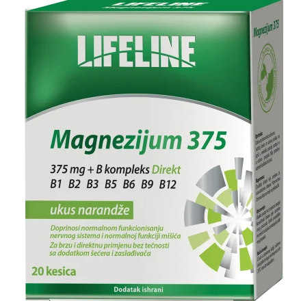 MAGNEZIJUM 375 DIREKT A20 LIFELINE