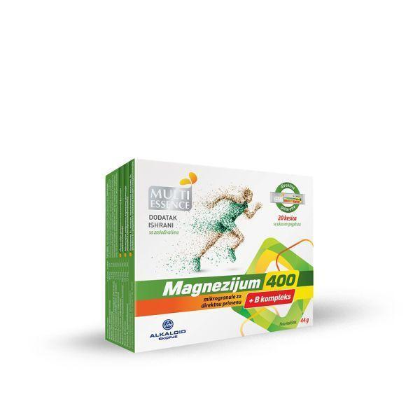 MAGNEZIJUM 400+B COMPLEX A 20 KESICA