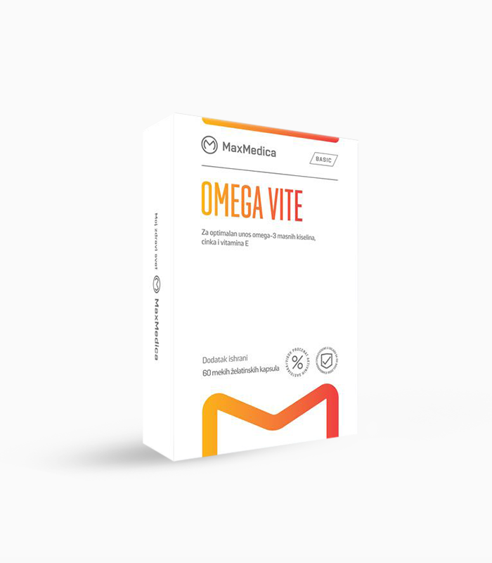 MAXMEDICA OMEGA VIT E 60 CPS