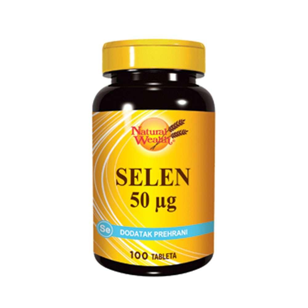 NATURAL WEALTH SELEN TBL 50MG A100