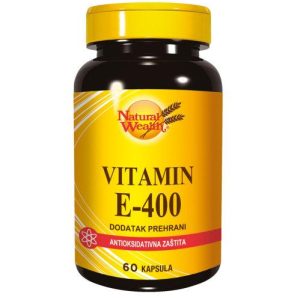 NATURAL WEALTH VITAMIN E 400 A60 Pharmanova