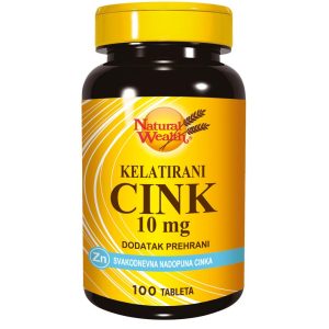 NATURAL WEALTH ZINC TBL 25MG A100 Pharmanova