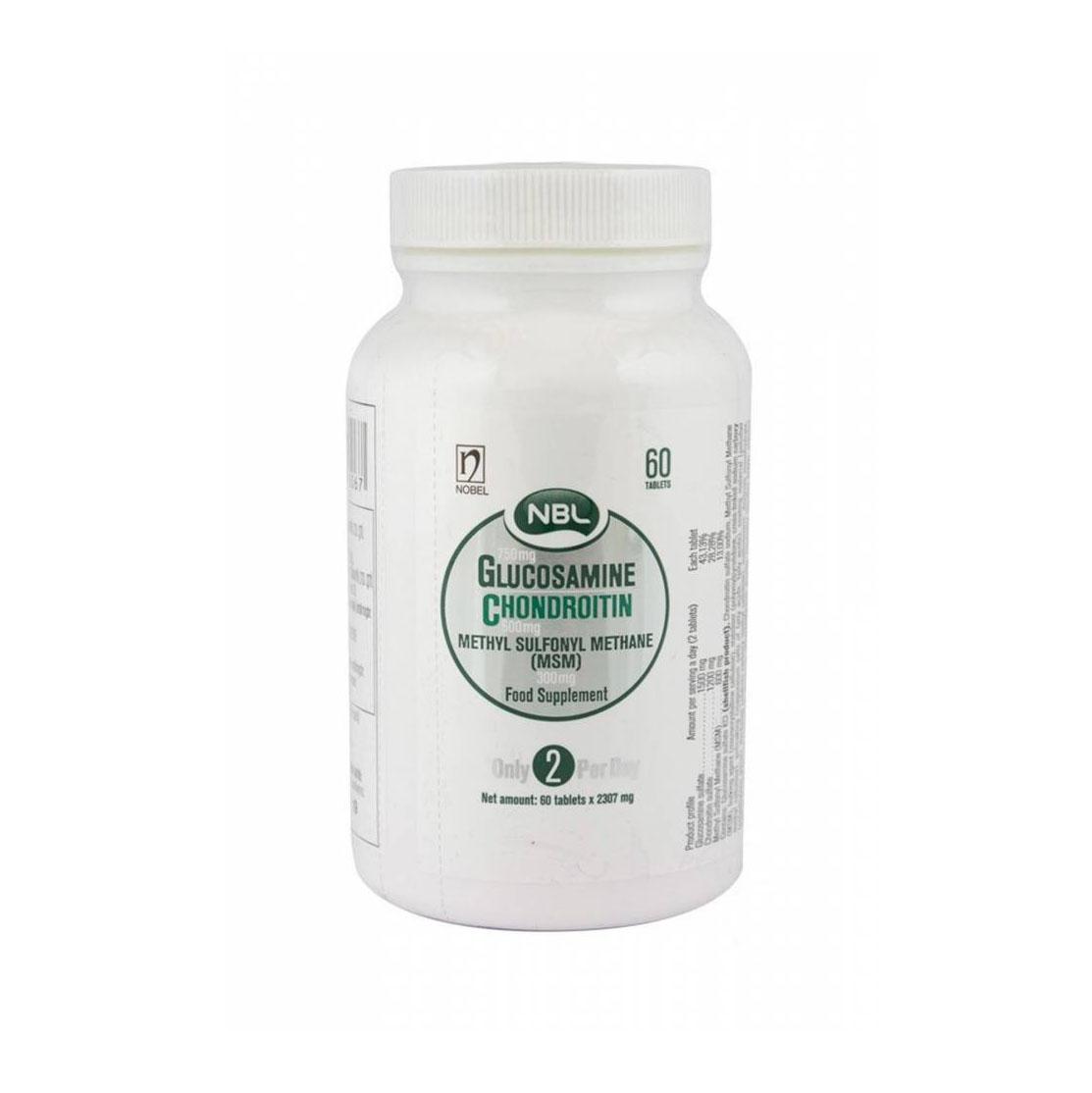 NOBEL GLUCOSAMINE CHONDROITIN MSM KAPSULA
