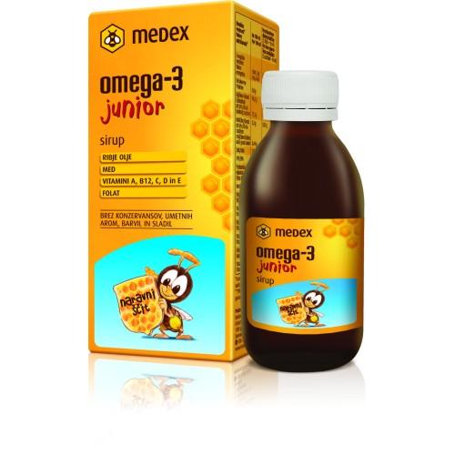 OMEGA-3 JUNIOR SIRUP 140ML MEDEX