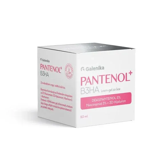 PANTENOL+B3HA KREM-GEL ZA LICE 50ML GALENIKA