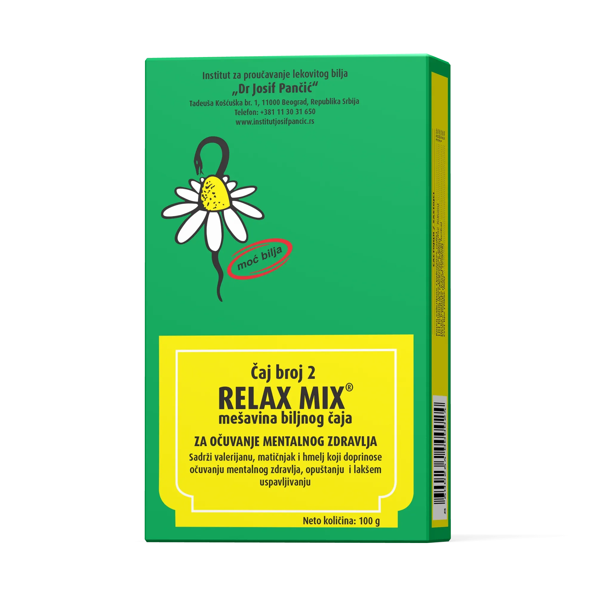 RELAX MIX – MEŠAVINA BILJNOG ČAJA ZA OČUVANJE MENTALNOG ZDRAVLJA (ČAJ BROJ 2)