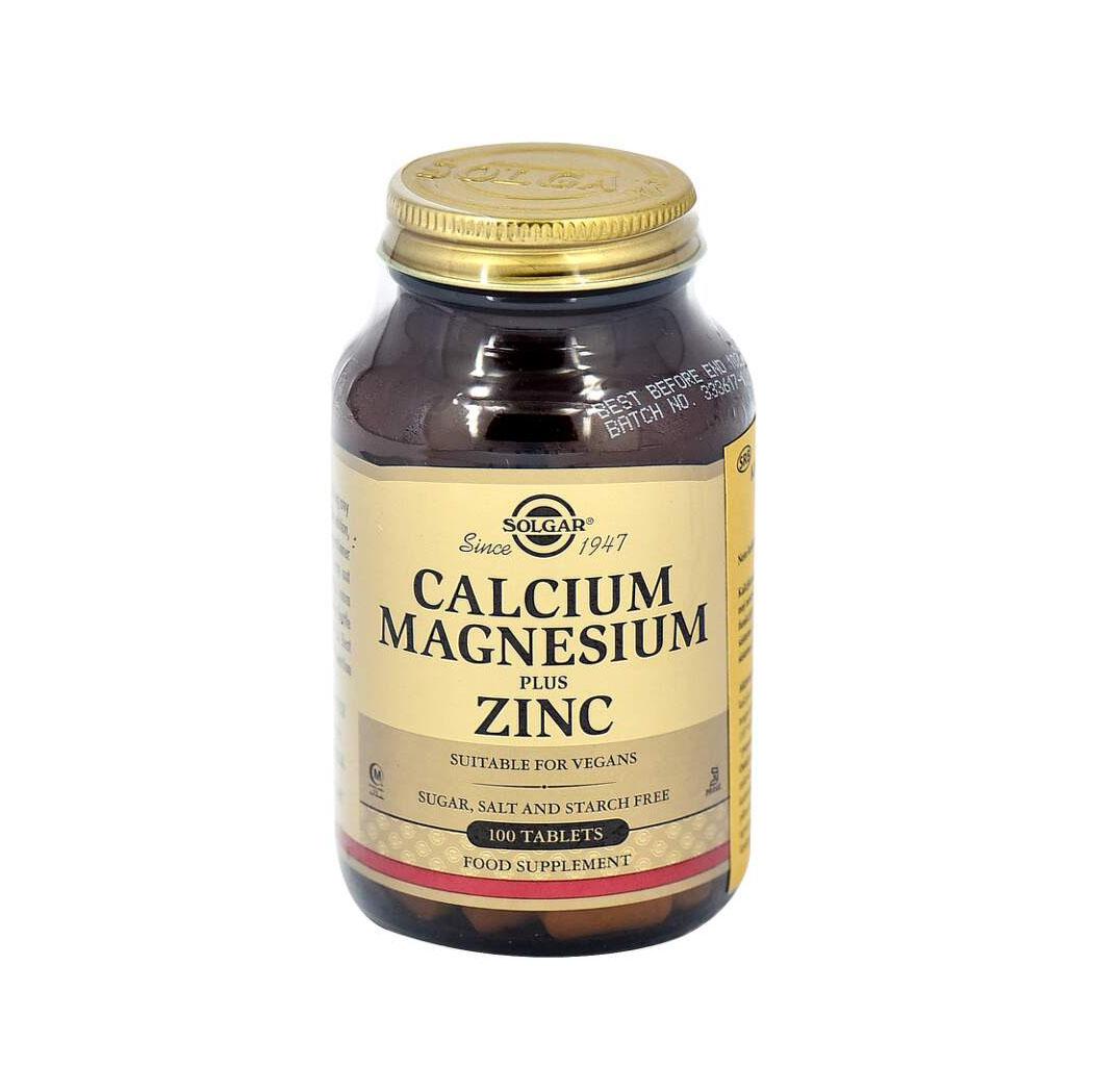 SOLGAR CA-MG-ZN TBL A 100