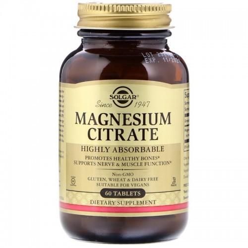 SOLGAR MG CITRAT TBL A 60