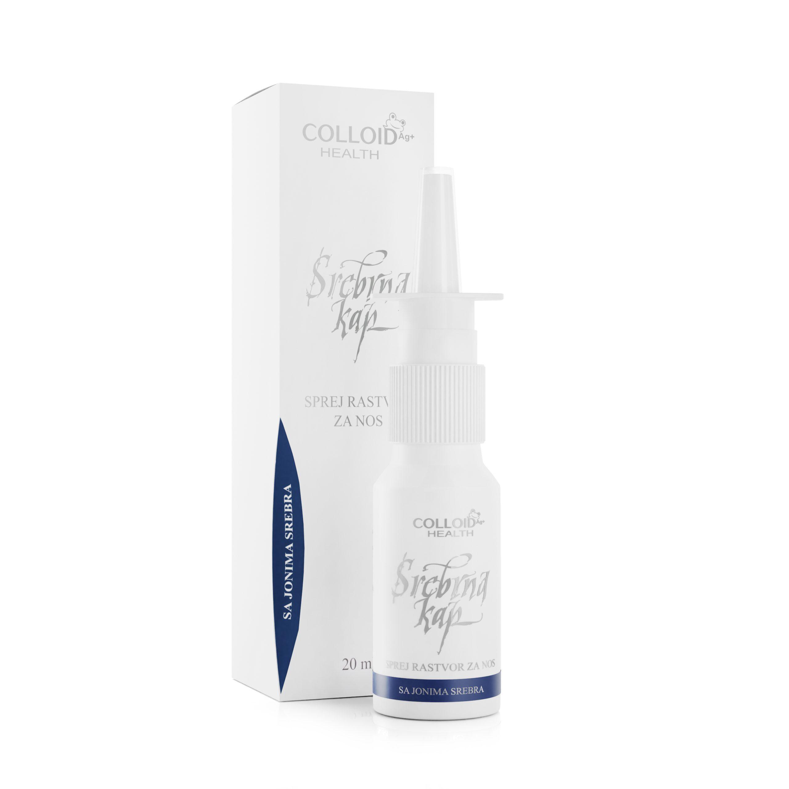 SREBRNA KAP SPREJ SA JONIMA SREBRA