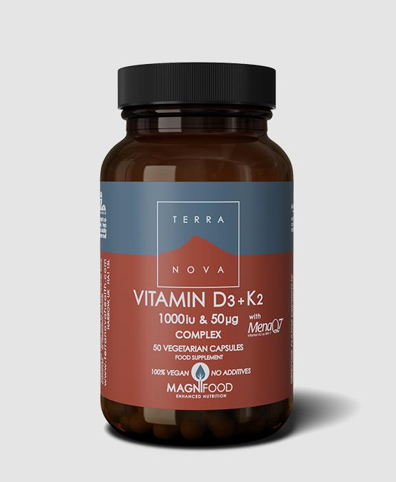TERRANOVA VITAMIN D3 1000 + K2 A 50