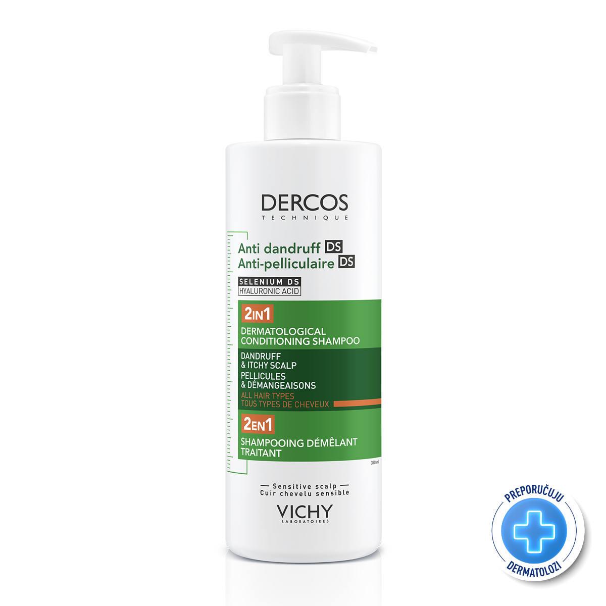 VICHY DERCOS SAMPON PROTIV PERUTI 2U1 390ML
