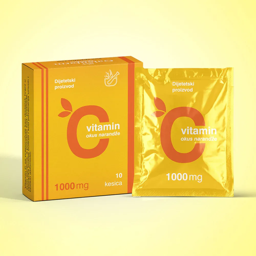 VITAMIN C PLV ZA ODRASLE 10X1000MG GALENFARM
