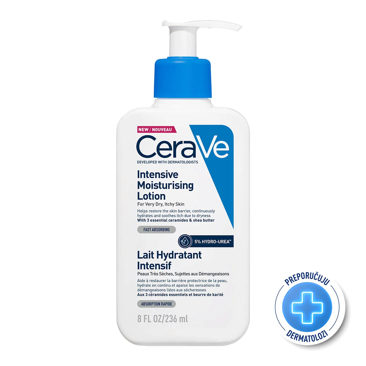 CERAVE INTENZIVNI HIDRATANTNI LOSION 5% UREA 236 ML
