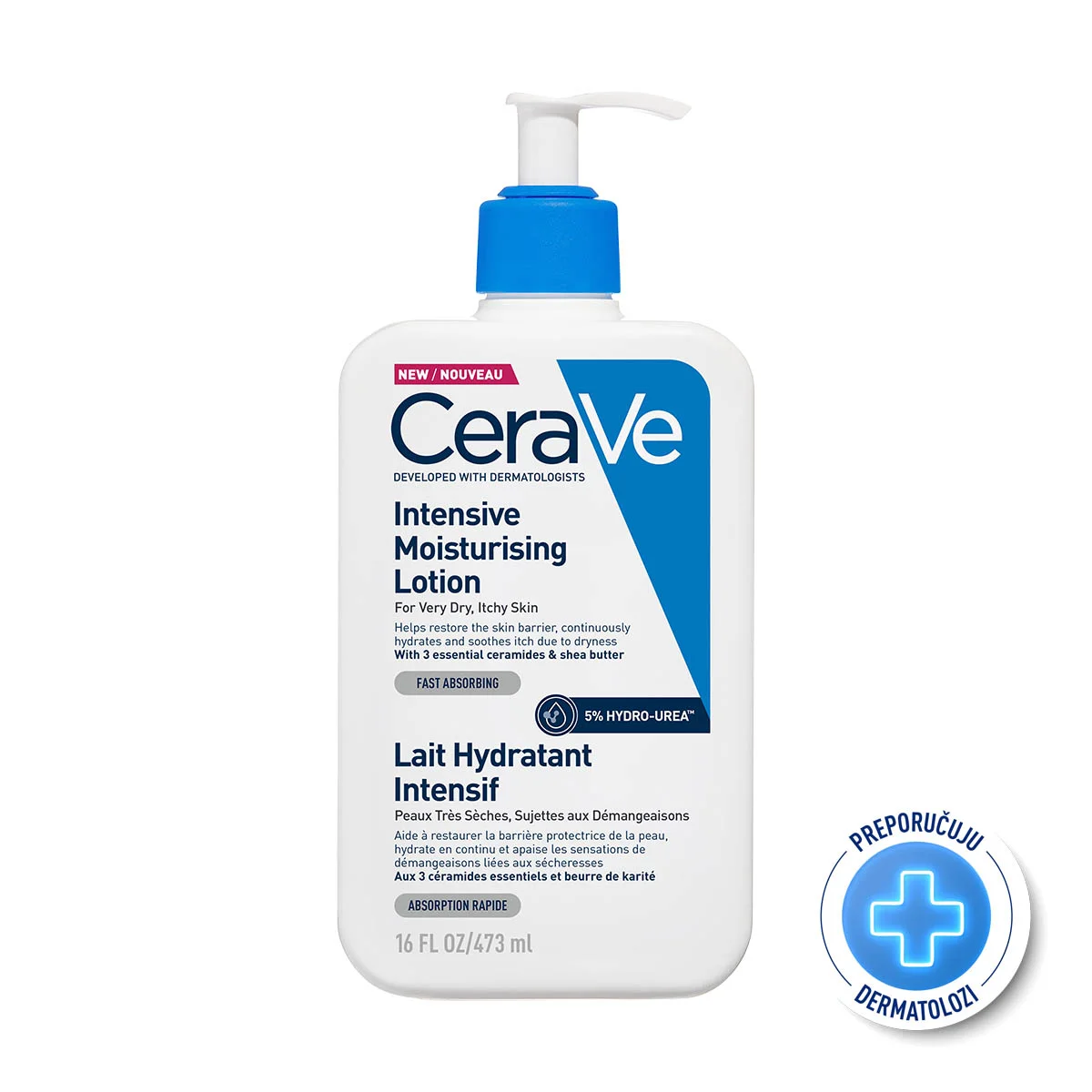 CERAVE INTENZIVNI LOSION 5% UREA 473 ML