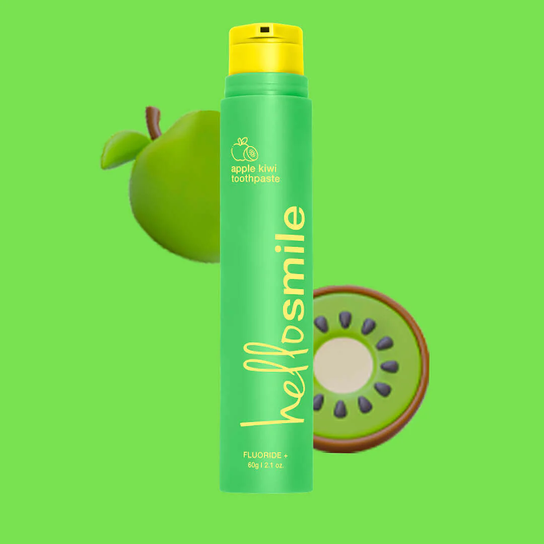 HELLO SMILE PASTA ZA ZUBE JABUKA KIVI 60g